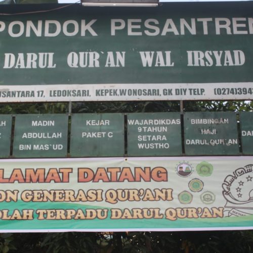 Pesantren Darul Qur’an Gunung Kidul, Membumikan Al-Qur’an
