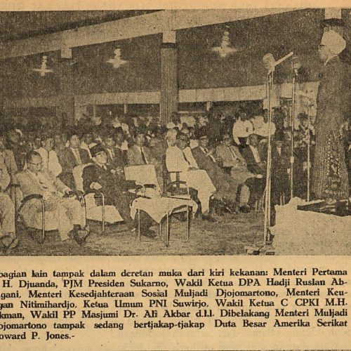 Kiai Wahab memberikan nasehat kepada bung karno dan para pemimpin negara