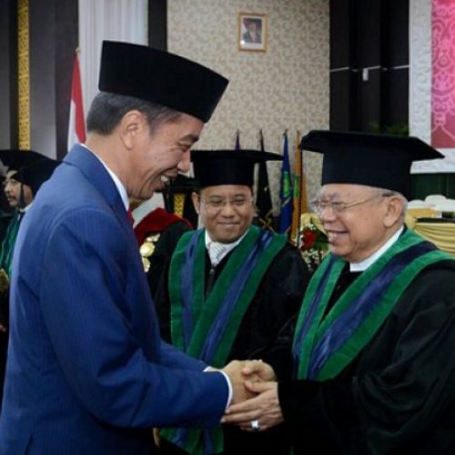 kh ma'ruf amin bergelar profesor