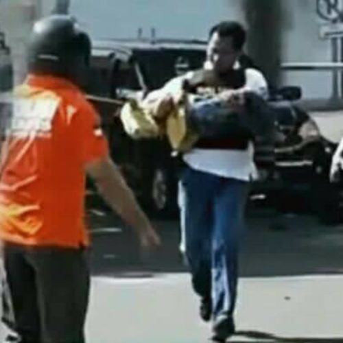 polisi selamatkan anak