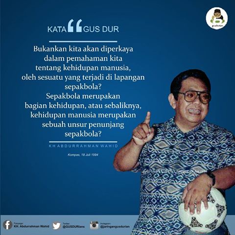 Ini Ulasan Gus Dur Tentang Piala Dunia 1994