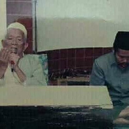KH. Muntaha Al- Hafidz bersama Kiai As'ad Al-hafidz