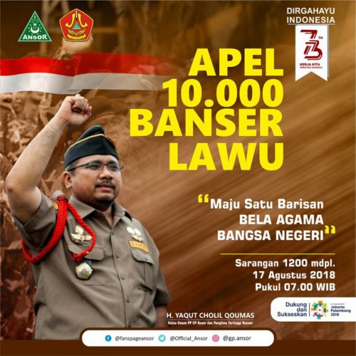 apel ansor gunung lawu