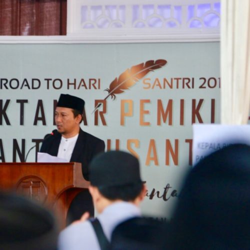 Gus hilmy sambutan muktamar santri