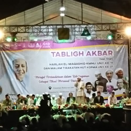 Gandeng KOPMA, KMNU UNY Gelar Tabligh Akbar
