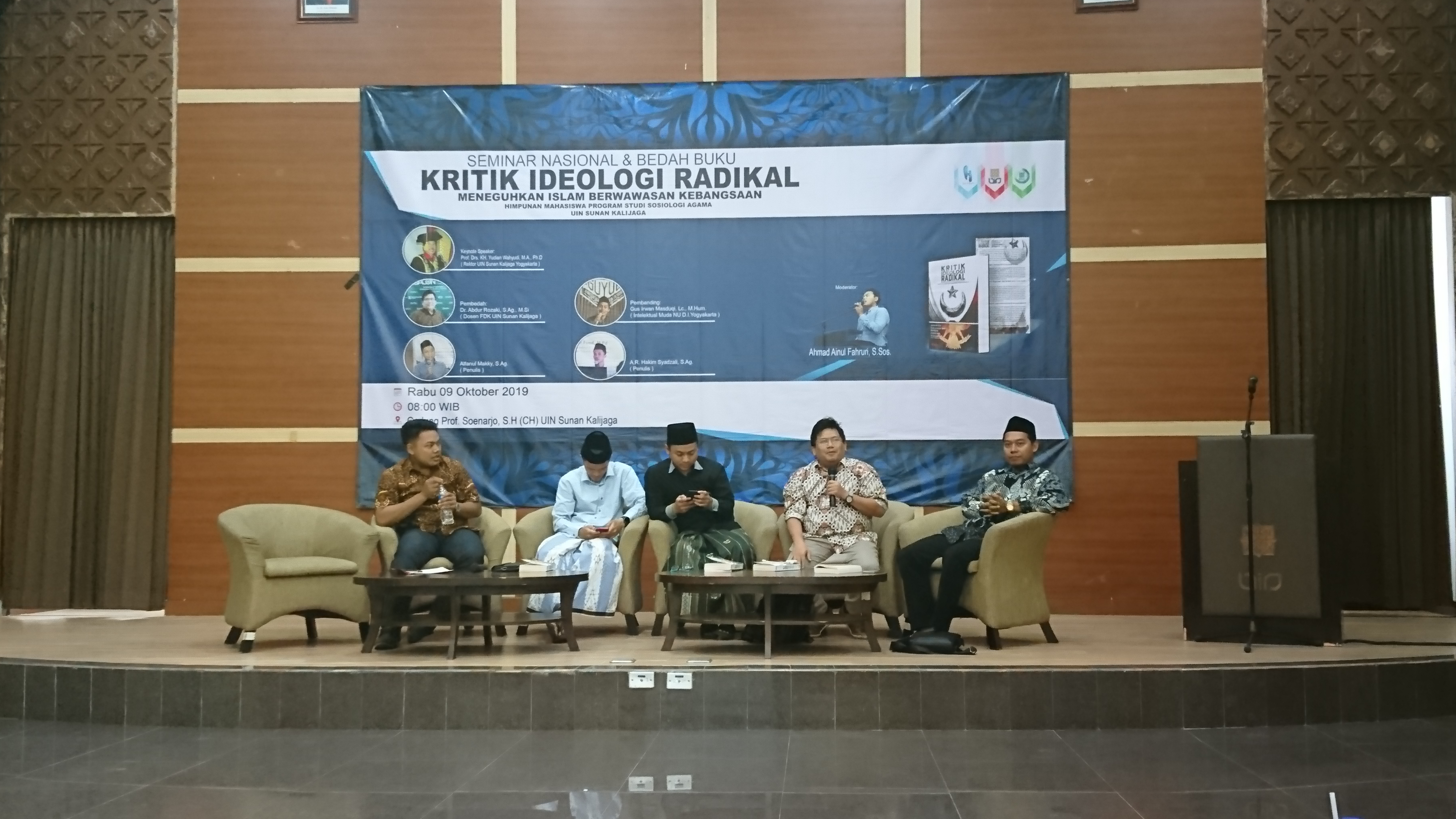 HMPS Sosiologi Agama Gelar Bedah Buku “Kritik Ideologi Radikal”