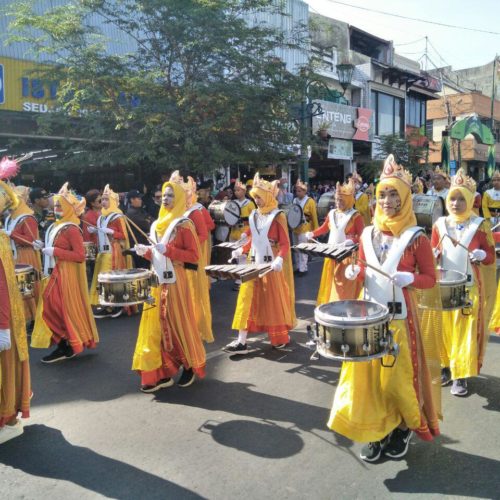Peringati HSN, 5000 Santri Tumpek Blek di Sepanjang Jalan Malioboro