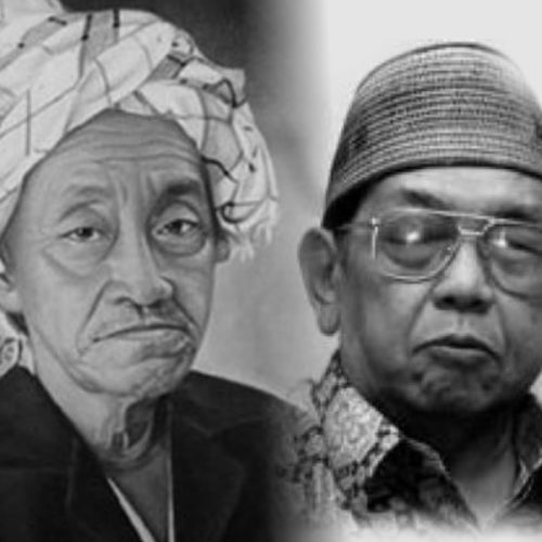 Gus Dur dan Kiai As'ad Syamsul Arifin