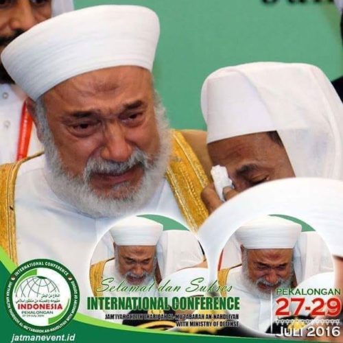 Ketika Habib Lutfi Menangis Saat Memeluk Syaikh Muhammad Rajab Suriah