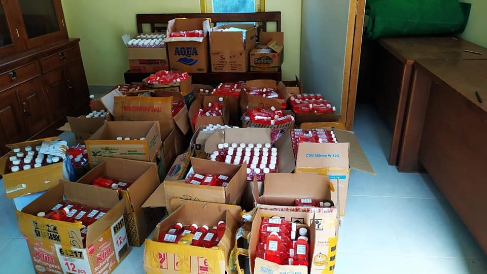 Satgas NU Pundong Bagikan Paket Kebersihan dan Jadwal Imsakiyah Ramadhan 1441H