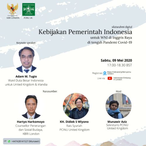Distribusikan Bantuan Kemanusiaan, PCINU Inggris dan KBRI London Kerja Bareng Hadapi Covid19 Distribusikan Bantuan Kemanusiaan, PCINU Inggris dan KBRI London Kerja Bareng Hadapi Covid19