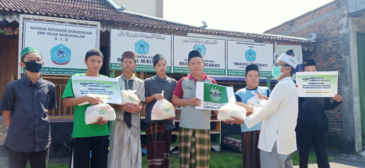 Jatman Kota Yogyakarta Bantu Masyarakat Terdampak COVID-19