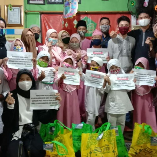 Korps Dakwah IIQ An Nur Yogyakarta dan Alumni Rohis SMPN 151 Jakarta Utara Gelar Bakti Sosial Korps Dakwah IIQ An Nur Yogyakarta dan Alumni Rohis SMPN 151 Jakarta Utara Gelar Bakti Sosial