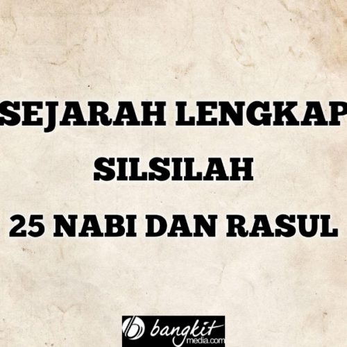 Sejarah Lengkap Silsilah 25 Nabi.