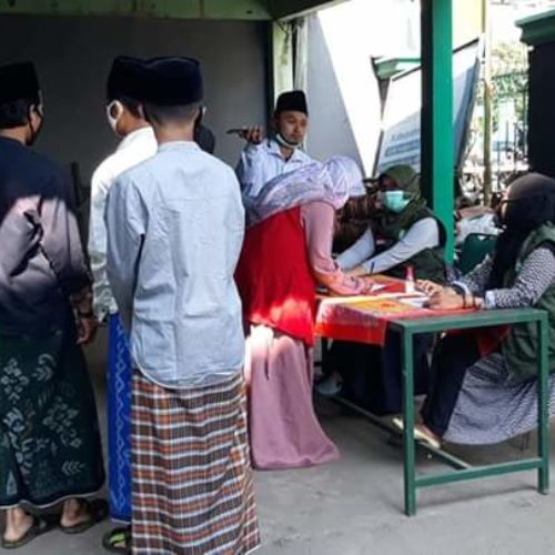 PCNU Pati Gelar Rapid Test Gratis untuk Santri Lirboyo (2)