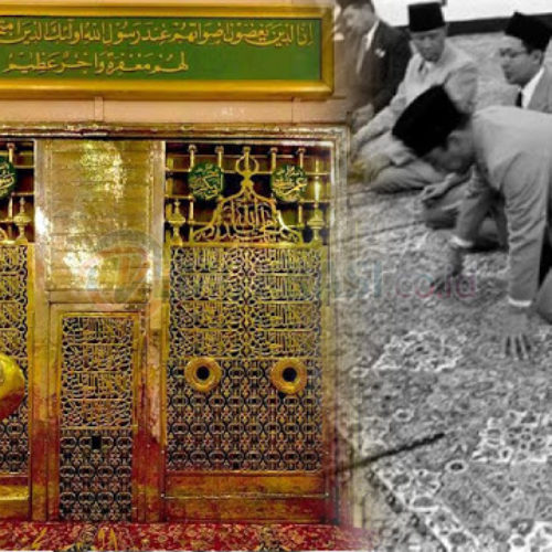 Kisah Tawadhu' Bung Karno Kepada Rasulullah SAW