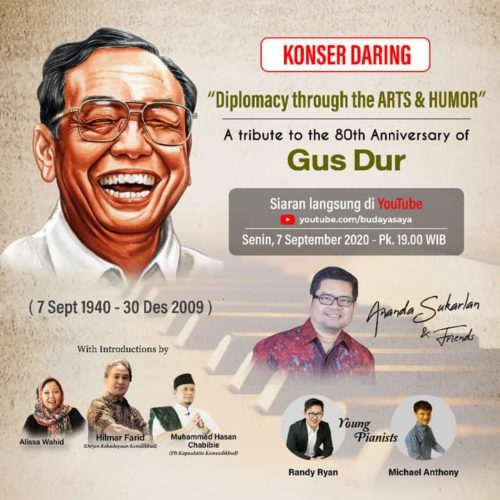 Haul Gus Dur Ke-80 Konser Musik Digelar secara Virtual Haul Gus Dur Ke-80 Konser Musik Digelar secara Virtual