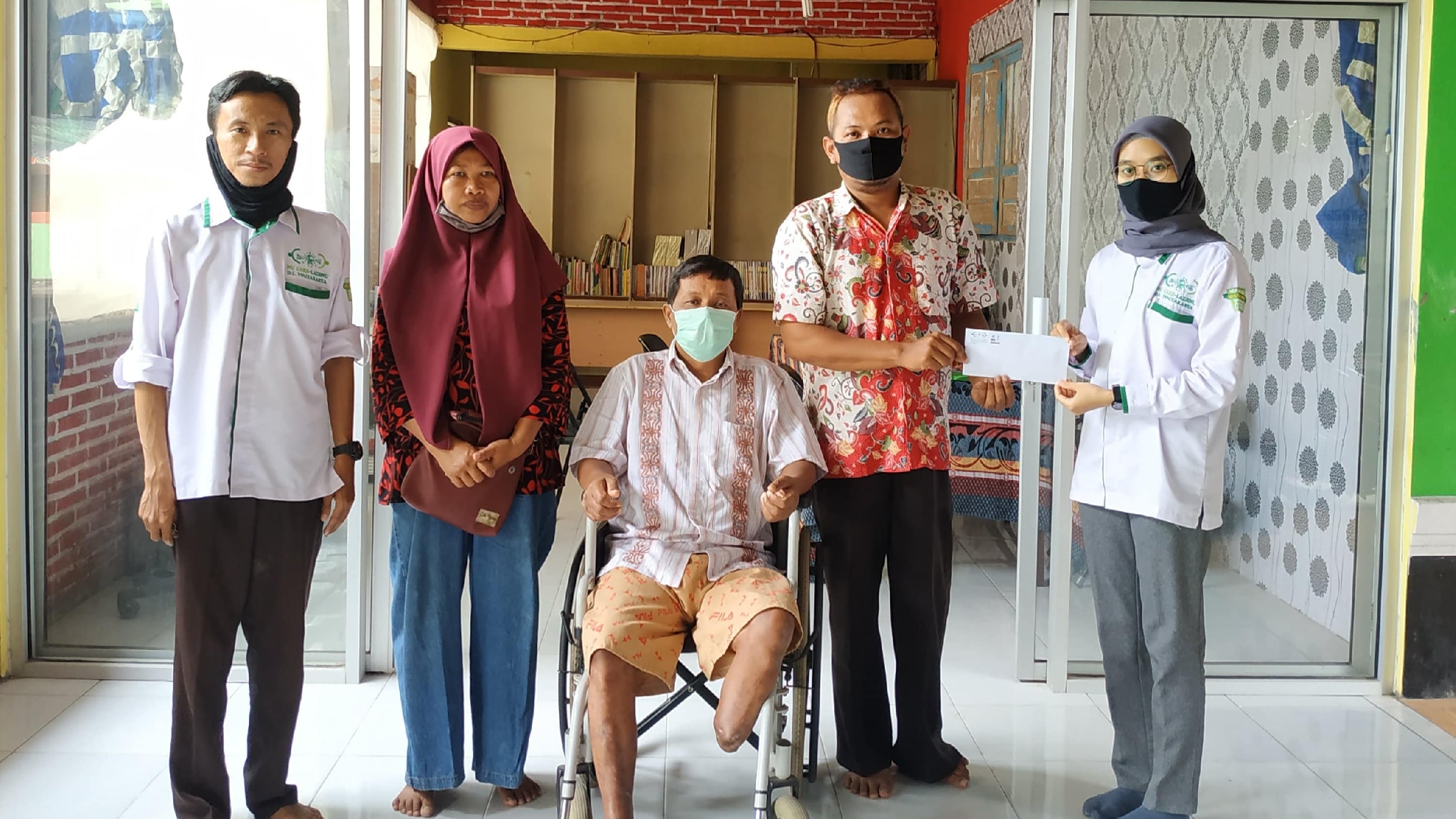 Peduli Difabel LAZISNU DIY Tasarufkan Pengadaan Kaki Palsu
