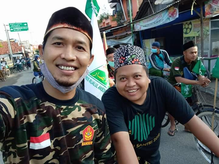 MWC NU Kayen Peringati Hari Santri 2020 Dengan Bersepeda Santai