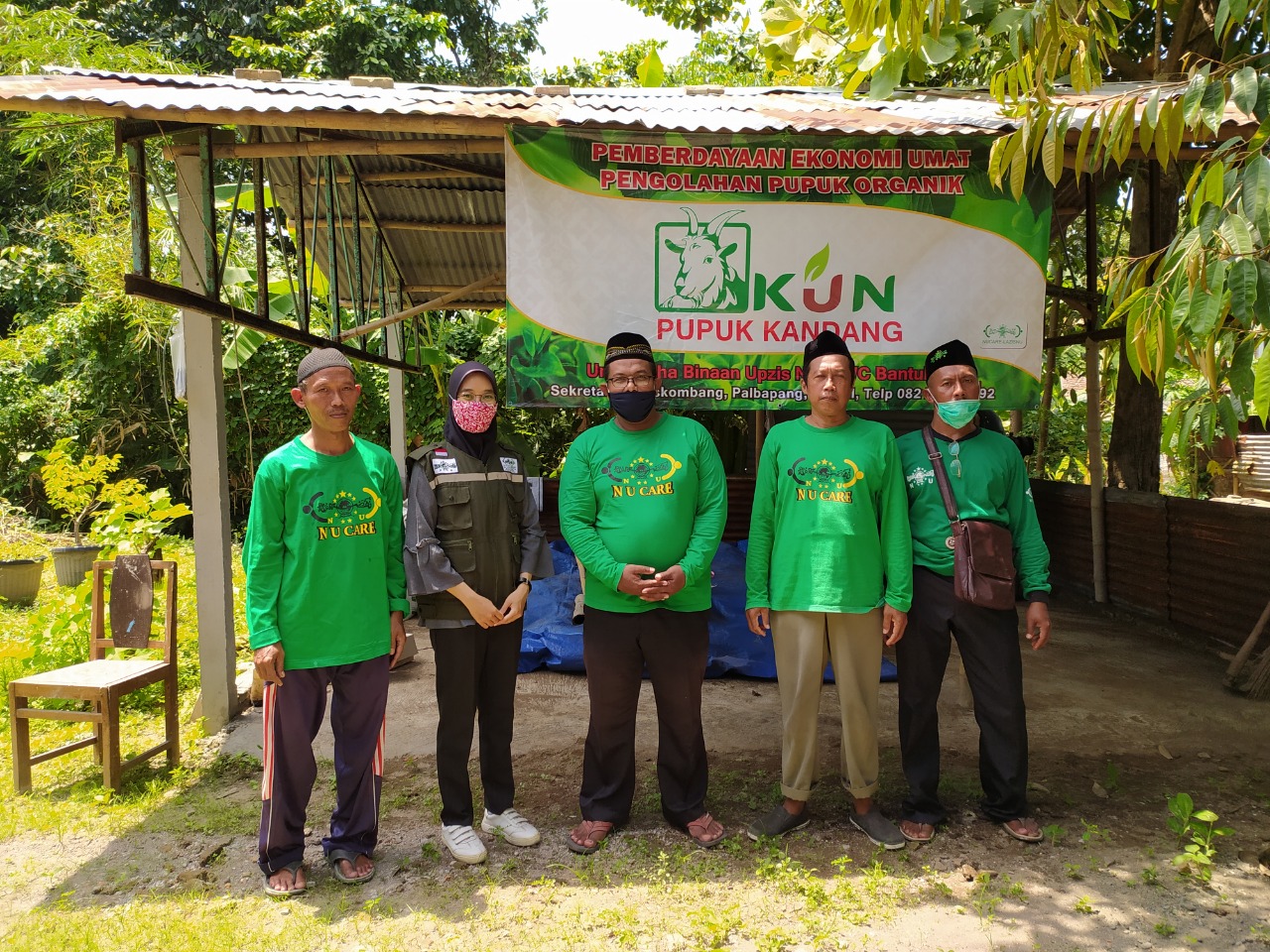 LAZISNU DIY Salurkan Bantuan UMKM Pengolahan Pupuk Kandang