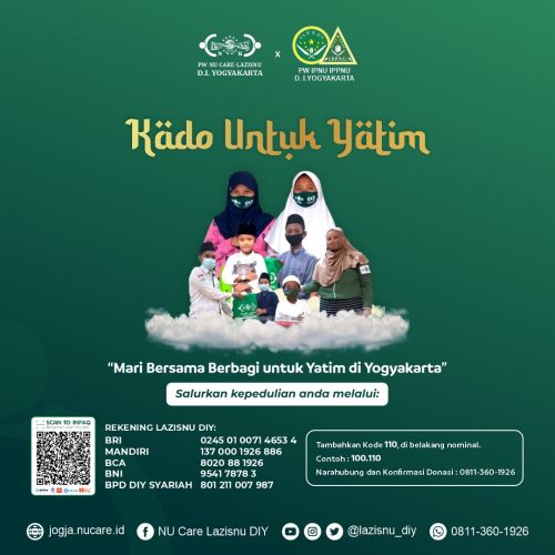 Sambut 10 Muharrom, LAZISNU DIY Ajak Masyarakat Berikan Kado untuk Yatim Piatu
