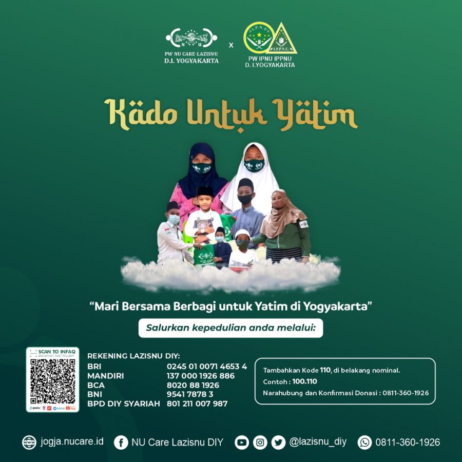Sambut 10 Muharrom, LAZISNU DIY Ajak Masyarakat Berikan Kado untuk Yatim Piatu