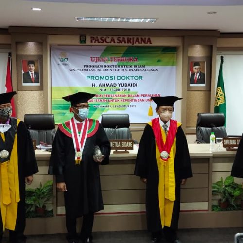 Sukses Jalani Ujian Terbuka Promosi Doktor: Ahmad Yubaidi Soroti Kebijakan Penilai Pertanahan Sukses Jalani Ujian Terbuka Promosi Doktor: Ahmad Yubaidi Soroti Kebijakan Penilai Pertanahan