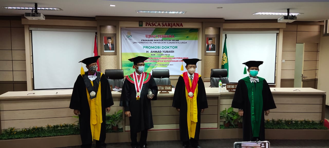 Sukses Jalani Ujian Terbuka Promosi Doktor: Ahmad Yubaidi Soroti Kebijakan Penilai Pertanahan
