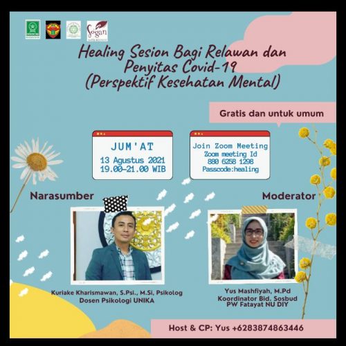 Healing Session bagi Relawan dan Penyitas Covid-19Healing Session bagi Relawan dan Penyitas Covid-19