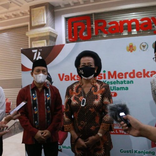 GKR Hemas: Vaksin itu Garda Terdepan Penangkal Covid