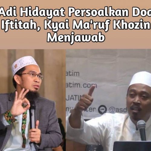 Adi Hidayat Persoalkan Doa Iftitah, Kyai Ma'ruf Khozin Menjawab