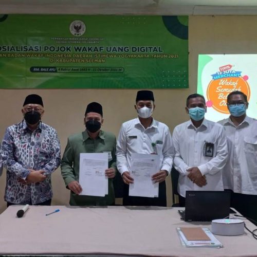 Optimalkan Wakaf Uang Digital, Kemenag Sleman Kerjasama dengan LAZISNU DIY