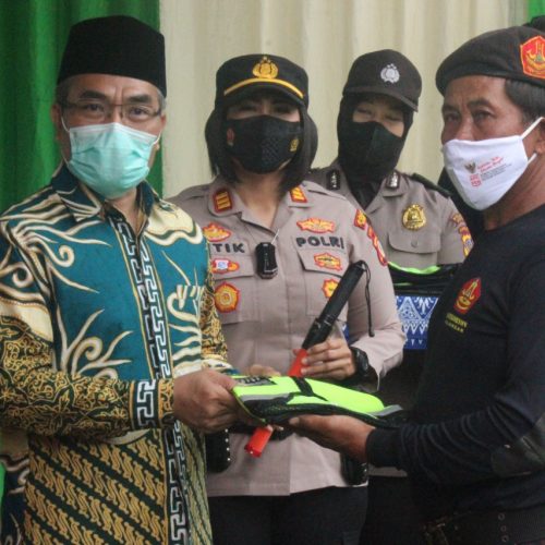 Apel Siaga Tanggap Bencana MWC NU Pajangan di PP. KH Hasan Besari