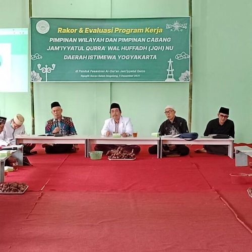 PW JQH NU DIY Gelar Rakor Evaluasi 2021 dan Program Kerja 2022