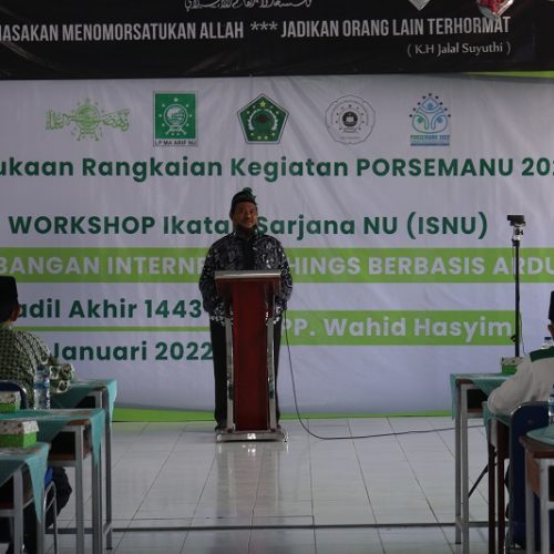 Ribuan Pelajar Madrasah Ibtidaiyah Hingga Aliyah Ramaikan Porsemanu PCNU Kabupaten Sleman