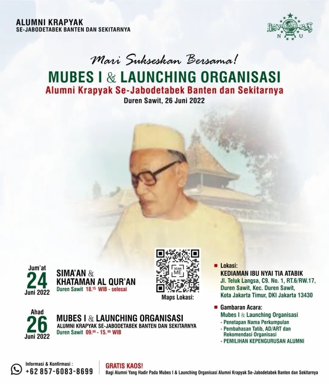 Alumni Krapyak Jabodetabek dan Banten Perkuat Silaturrahim dengan Bentuk Wadah Alumni