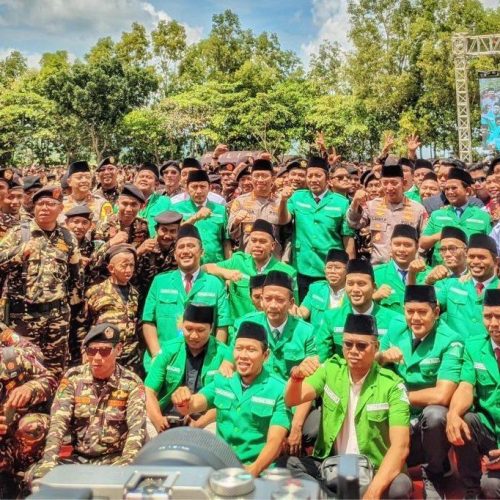 Apel 5.000 Kader Banser DIY–Jateng - Foto bersama